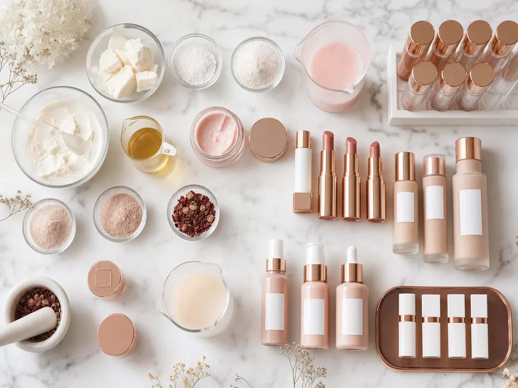Premium kozmetik private label üretim süreçleri
